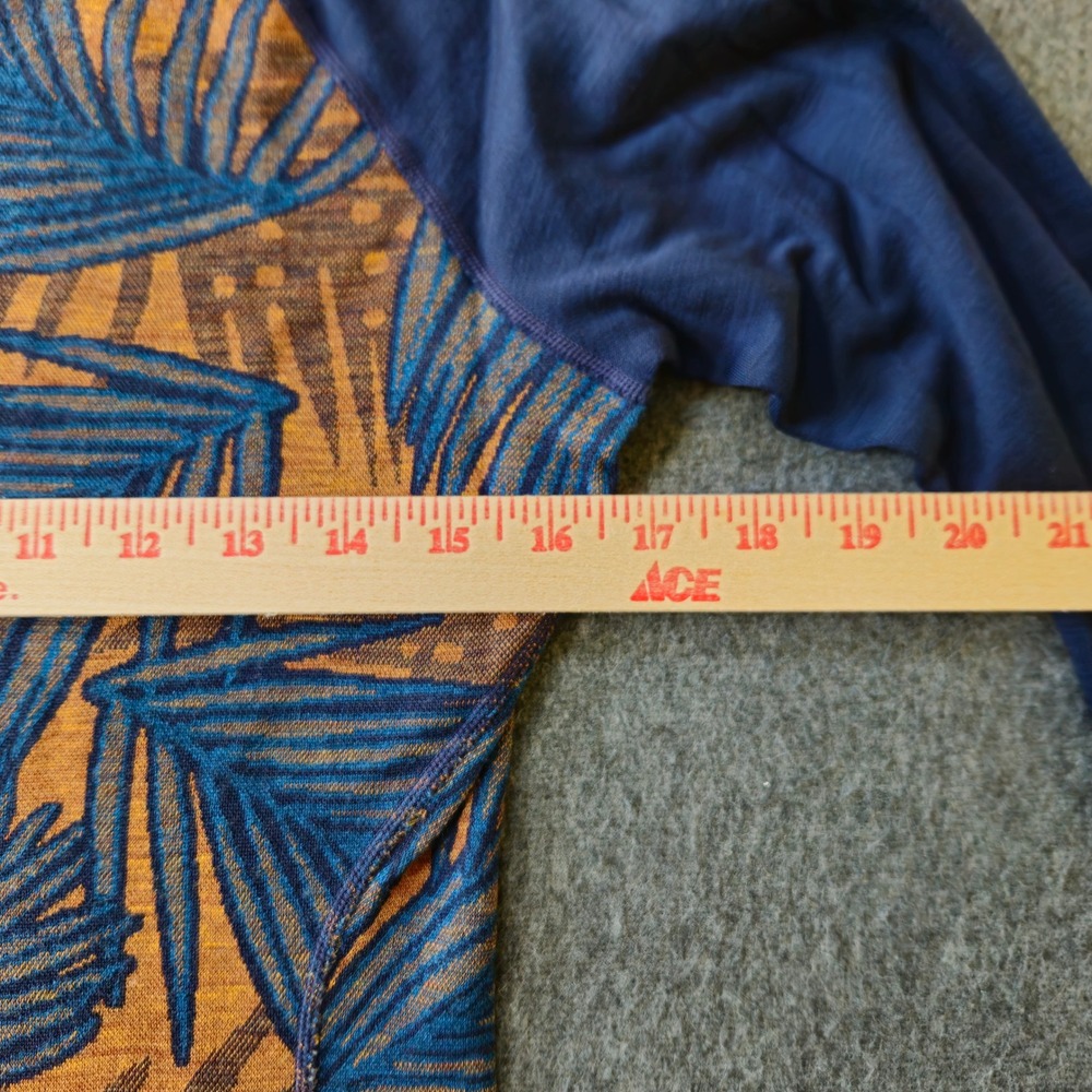 Smartwool Merino 250 Base Layer M Navy Palm Merino Wool Outdoors Hiking Granola - Picture 7 of 10